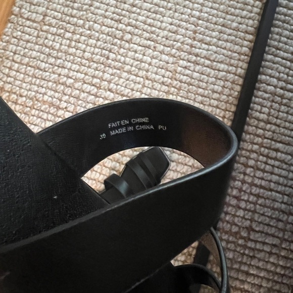 Matt & Nat Black Strap Sandals - Picture 3 of 4